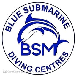 Blue submarine Diving Center Gemma Hotel logo