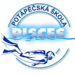 Pisces Diving World logo