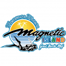 PLEASURE DIVERS MAGNETIC ISLAND logo