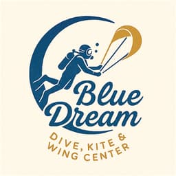 BLUE DREAM DIVE, KITE &amp; WING RESORT MANAGEMENT logo