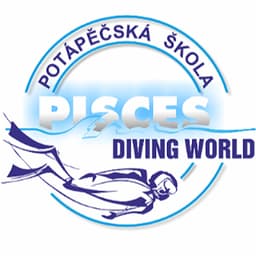 Pisces Diving World Hradec Králové logo