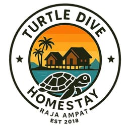 TURTLE DIVERS RAJA AMPAT logo