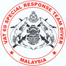 VAT69 SPECIAL RESPONSE TEAM DIVE CENTER logo