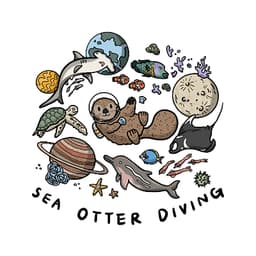 海獺潛水 Sea Otter Dive logo